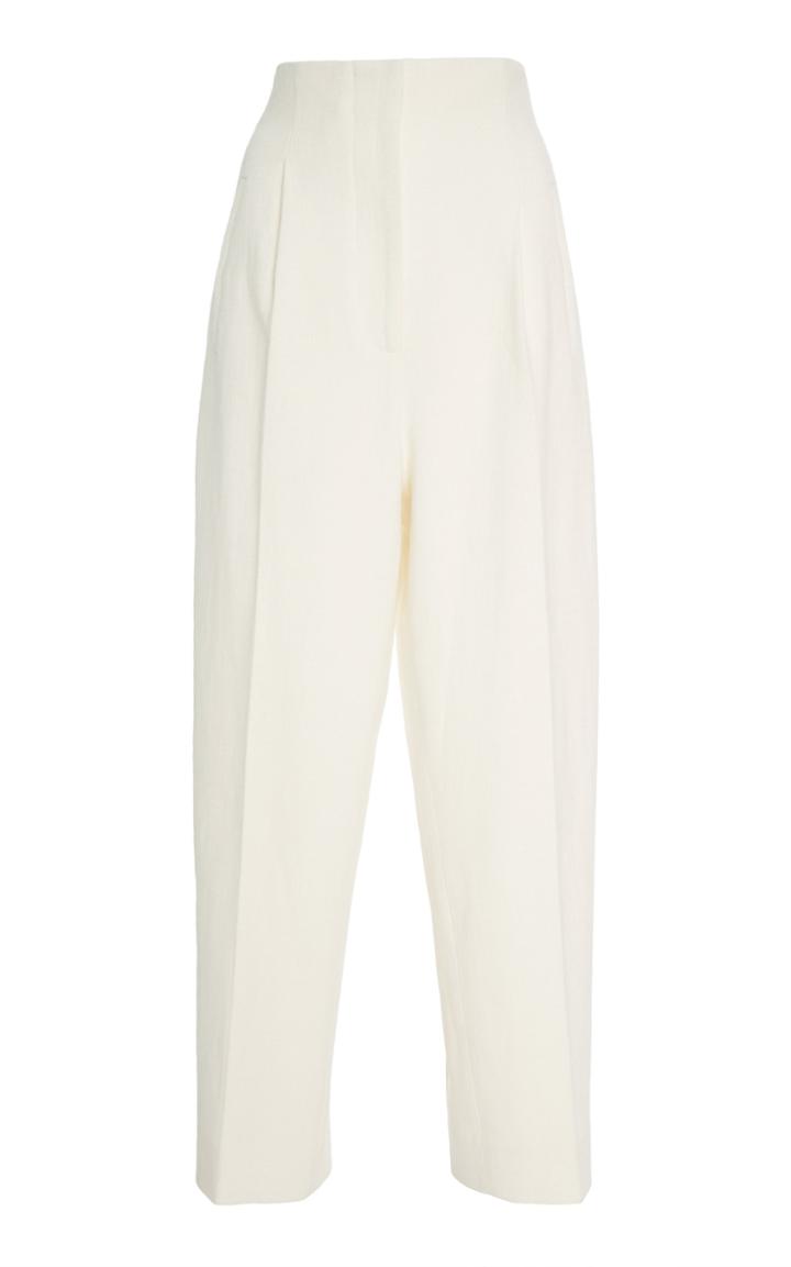 Rosetta Getty Cropped High Rise Trouser