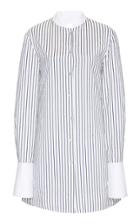 Marina Moscone Striped Cotton-blend Tunic