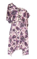 Peter Pilotto Floral Silk-blend Asymmetric Tunic