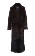 Roberto Cavalli Longline Fur Coat