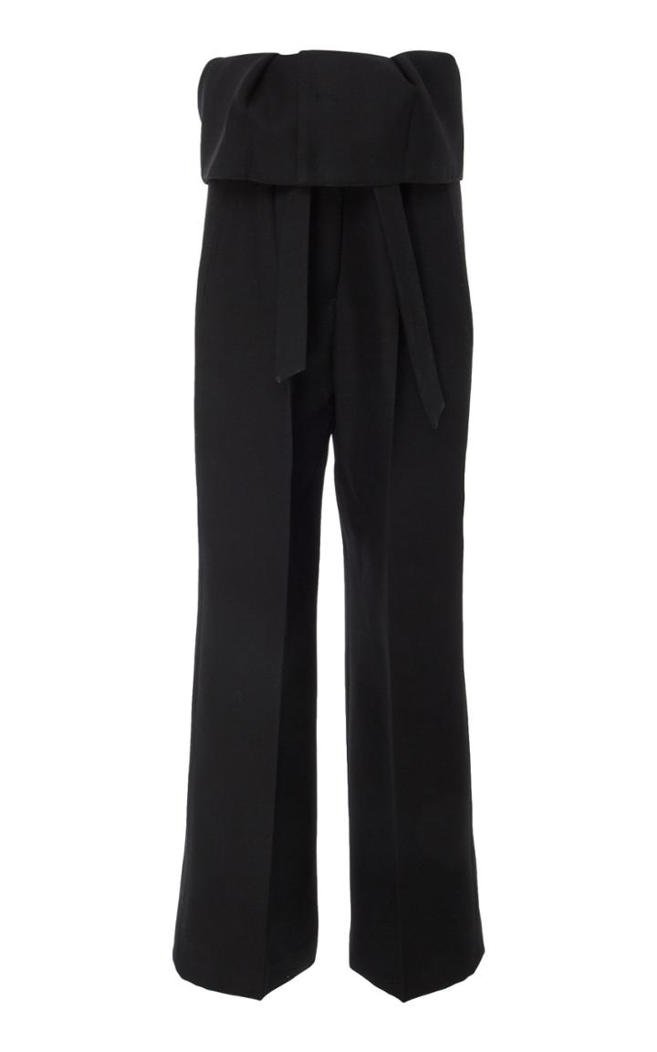 Jil Sander Frederick Folded Wool-crepe Straight-leg Pants