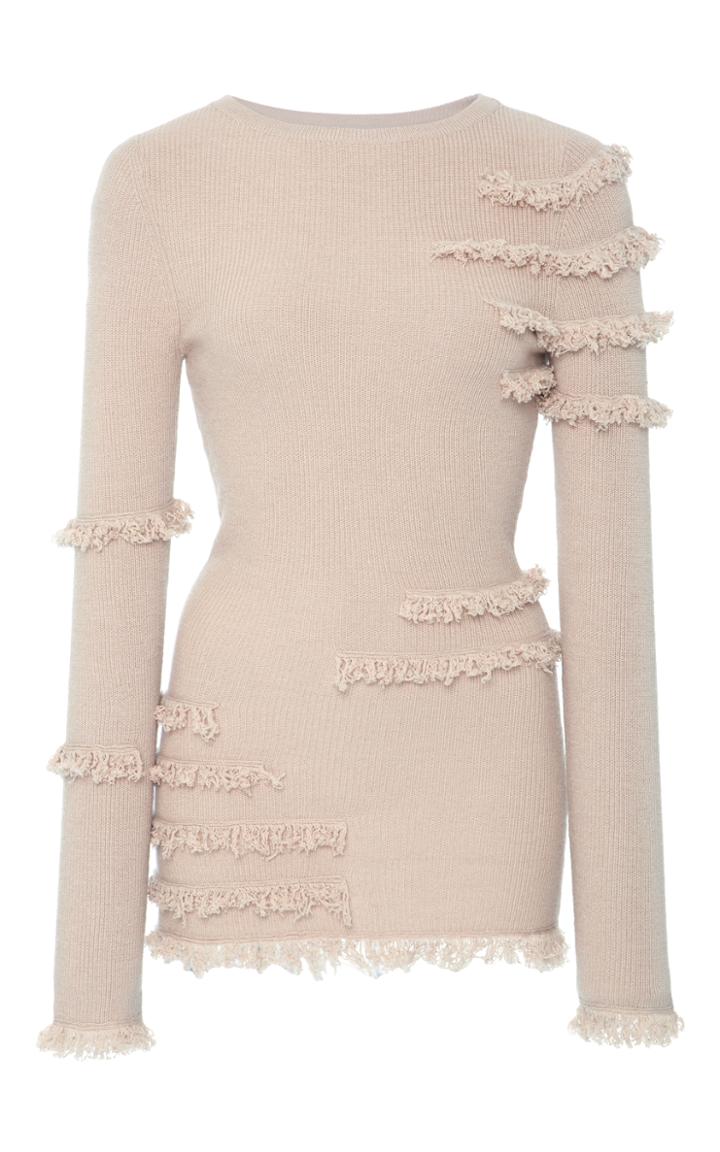 Zo Jordan Dirac Frilled Knit Top