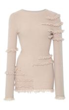 Zo Jordan Dirac Frilled Knit Top