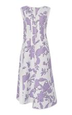 Jil Sander Fairing Zip Front Floral Dress
