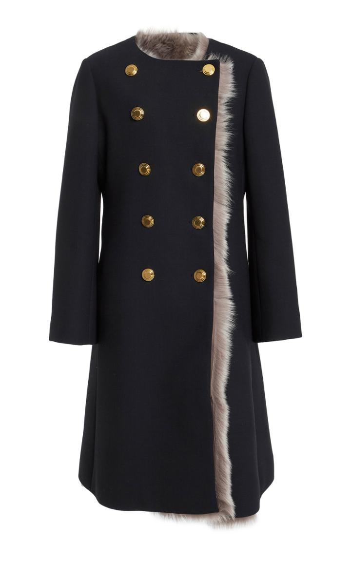 Tory Burch Emilia Double Breasted Coat