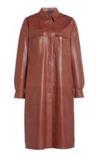 Moda Operandi Zeynep Aray Long Leather Jacket
