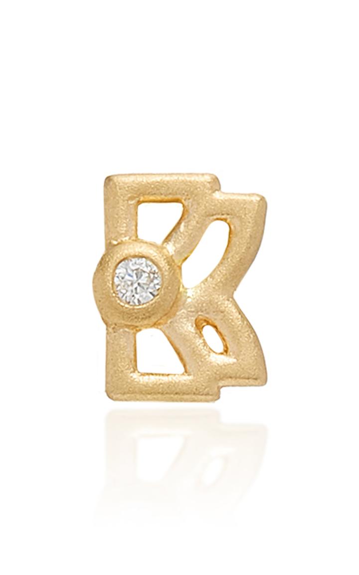 Doryn Wallach Tiny Collins Single Stud Earring With Diamond