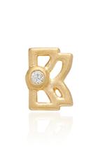 Doryn Wallach Tiny Collins Single Stud Earring With Diamond