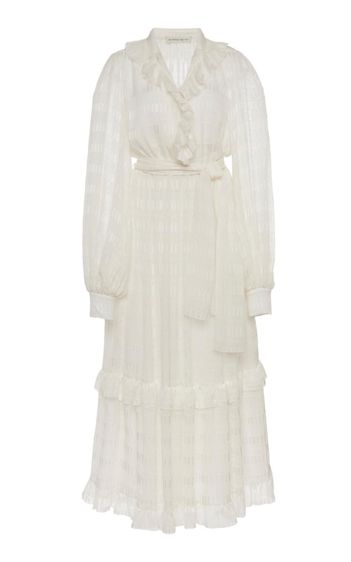 Moda Operandi Etro Ruffled Silk Dress Size: 38