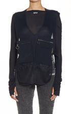 Off-white C/o Virgil Abloh Oversized Pockets Net Gilet