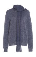 Marc Jacobs Scarf-accented Wool-cashmere Sweater