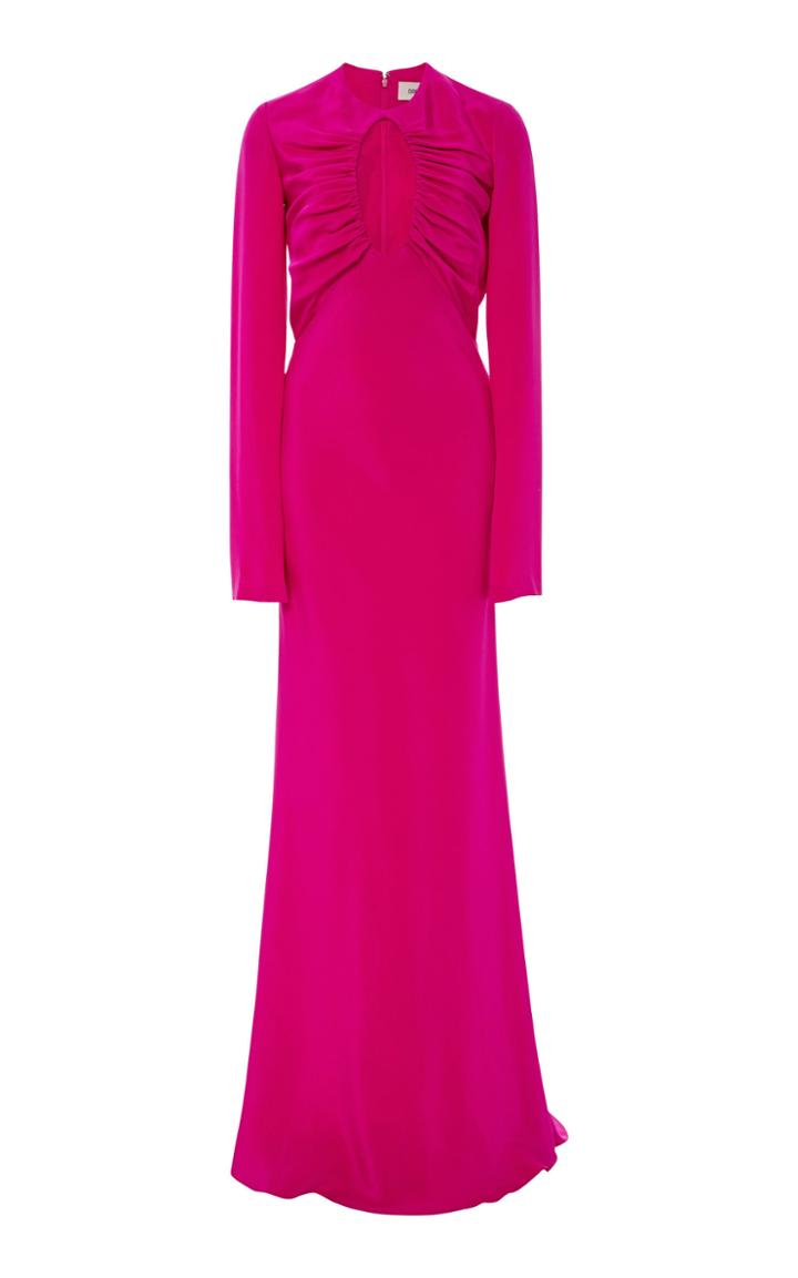 Cushnie Et Ochs Jette Silk Keyhole Gown