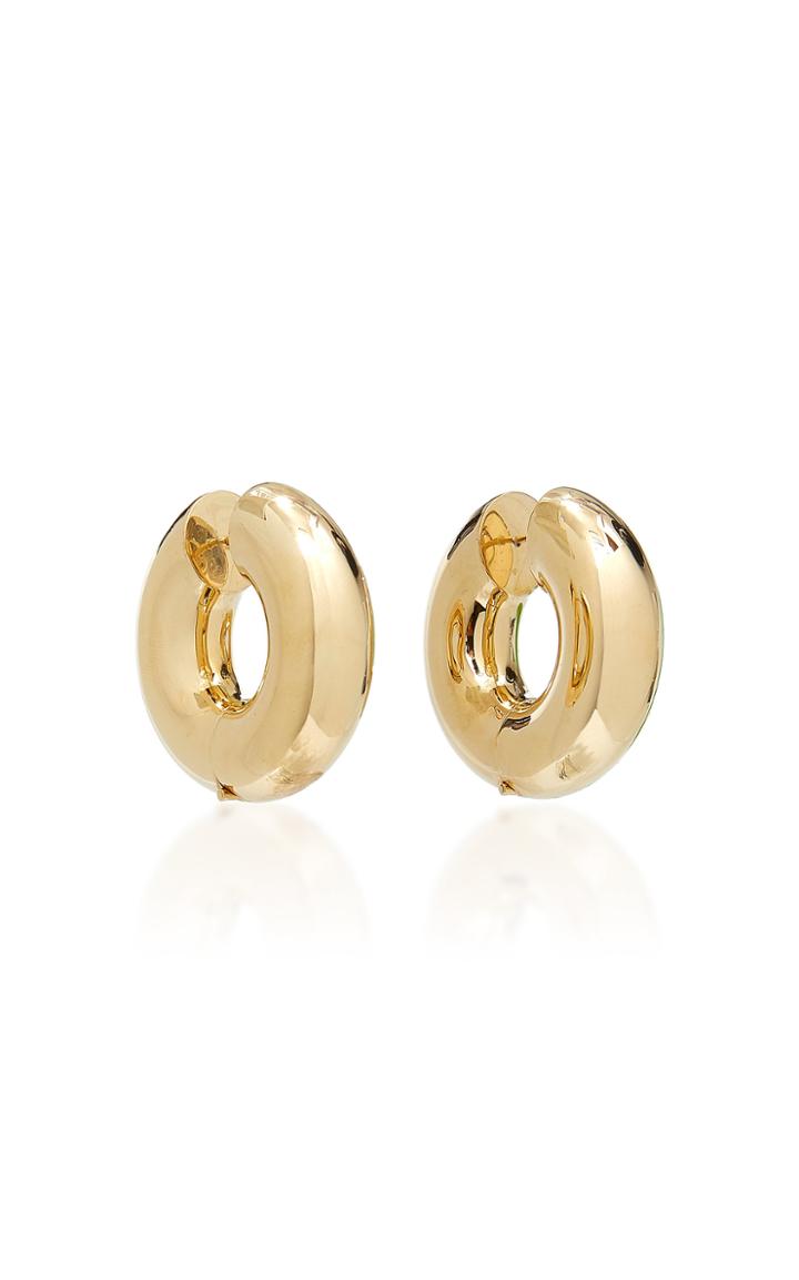 Uncommon Matters Strato Chunky Brass Hoop Earrings