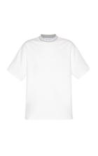 Acne Studios Logo Ribbed Jersey T-shirt