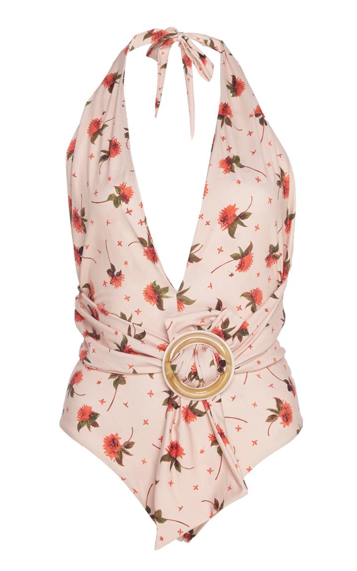 Moda Operandi Silvia Tcherassi Germain Floral One-piece Swimsuit Size: S