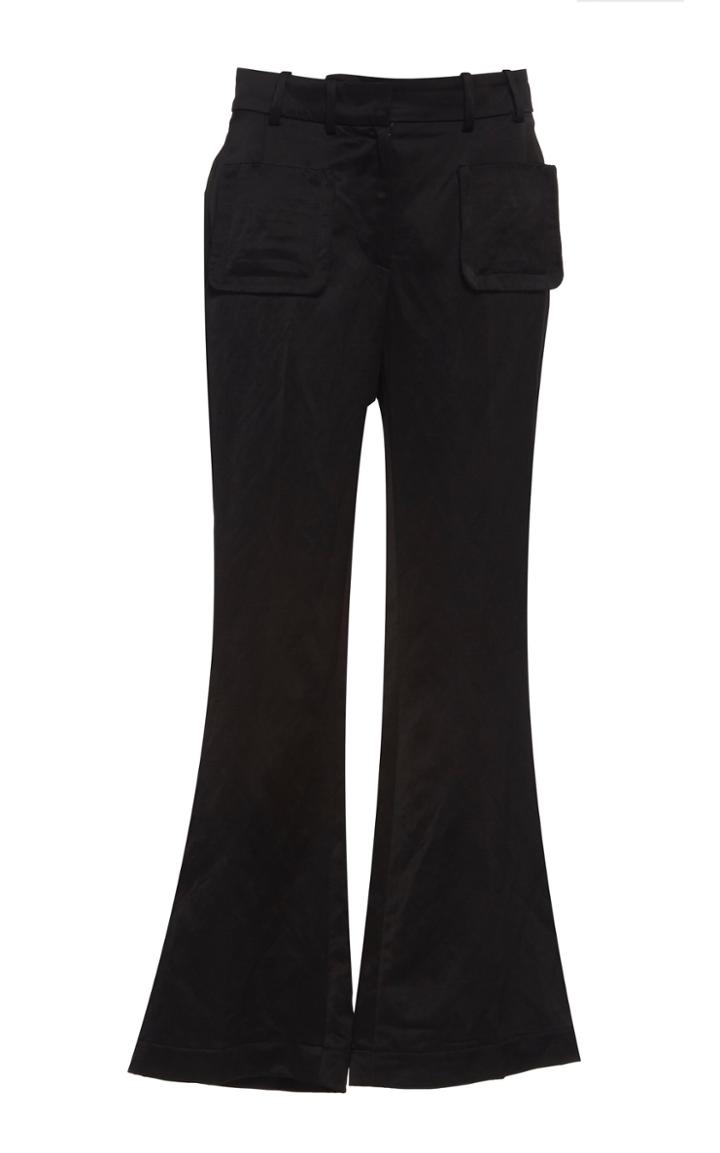 Olivier Theyskens Ticero Flared Satin Pants