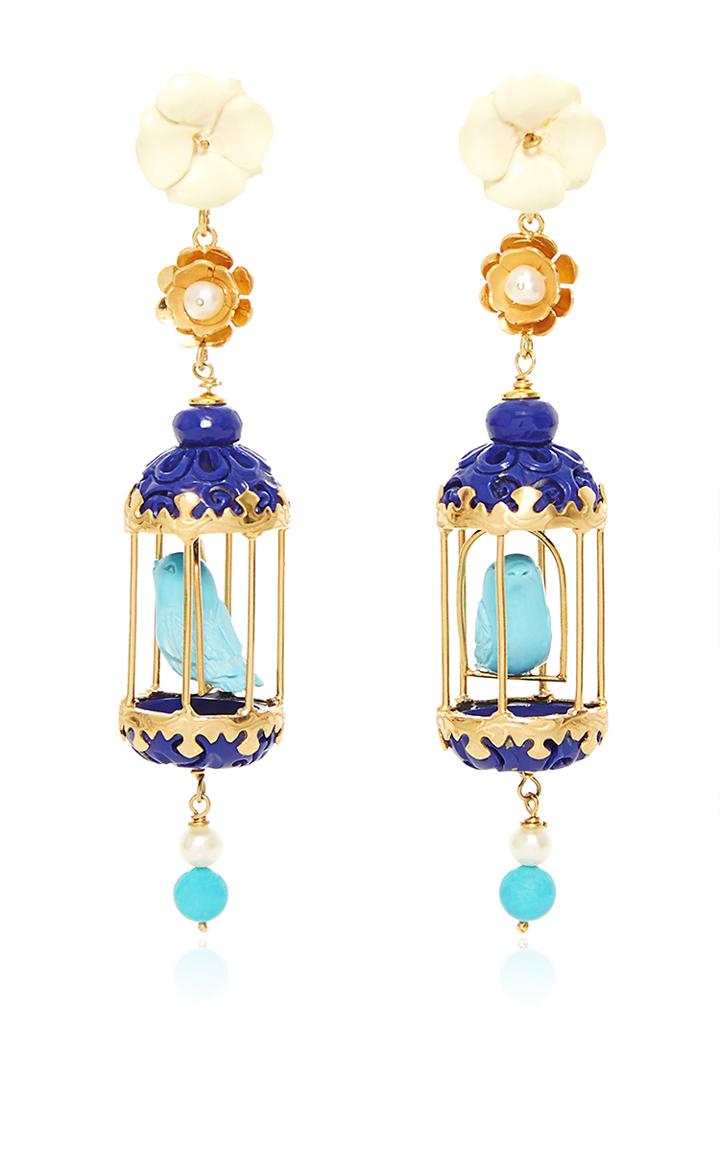 Of Rare Origin Turquoise Aviary Classic Earring