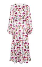 Borgo De Nor Elitsa Floral-jacquard Midi Dress