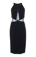 Jenny Packham Lyra Embellished Mesh Dress