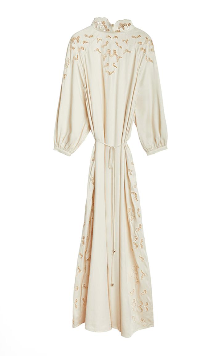 Moda Operandi Rodebjer Anouska Embroidered-eyelet Crepe Midi Dress
