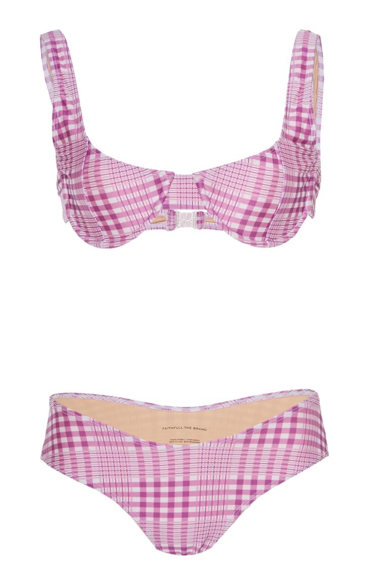 Faithfull The Brand Pernille Checkered Bikini Set