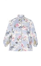 Co Bonded Satin Printed Jacket