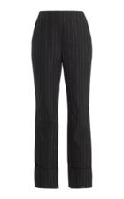 Moda Operandi Erdem Warner Pinstriped Cotton Trousers