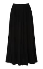 Co Pleated Stretch Crepe Skirt