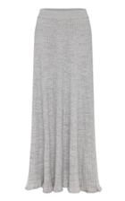 Moda Operandi Anna Quan Selma Ribbed-knit Cotton Maxi Skirt