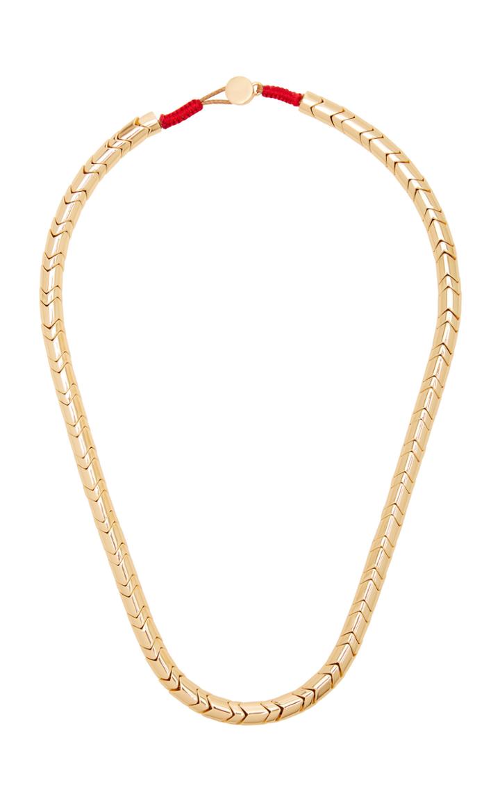 Roxanne Assoulin Peacoat Wave Gold-tone Necklace