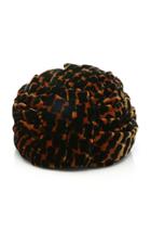 Albertus Swanepoel Gloria Leopard-print Velvet Turban