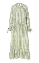 Moda Operandi Helmstedt Quilted Silk Cotton Maxi Dress Size: S/m