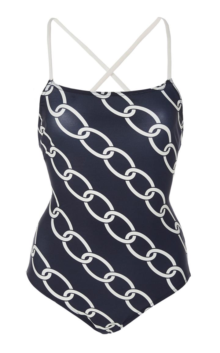 Monse Chain Print Swimsuit