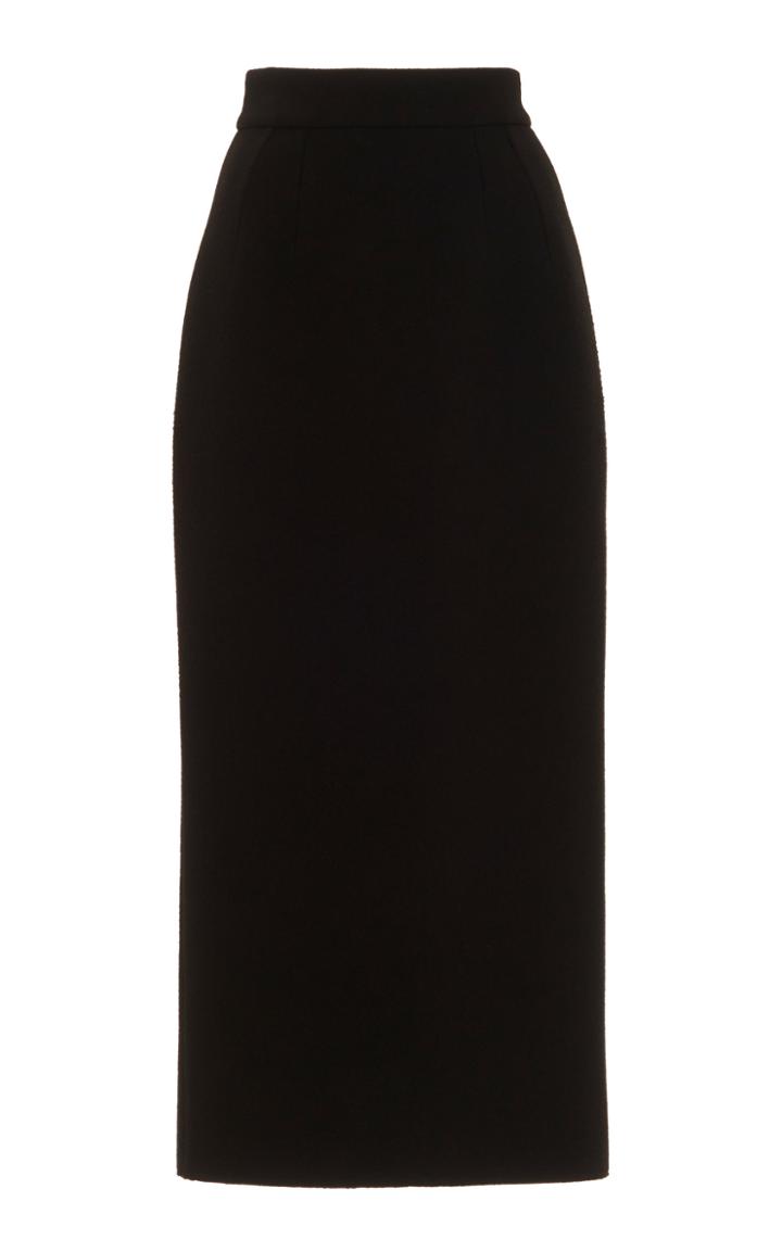 Dolce & Gabbana High-rise Stretch Crepe Skirt