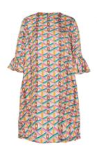 Moda Operandi Le Sirenuse Positano Balance Cappa Printed Silk Mini Dress Size: 38