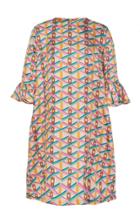 Moda Operandi Le Sirenuse Positano Balance Cappa Printed Silk Mini Dress Size: 38