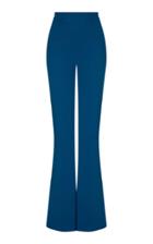 Safiyaa Halluana Stretch-crepe Flared-leg Trousers