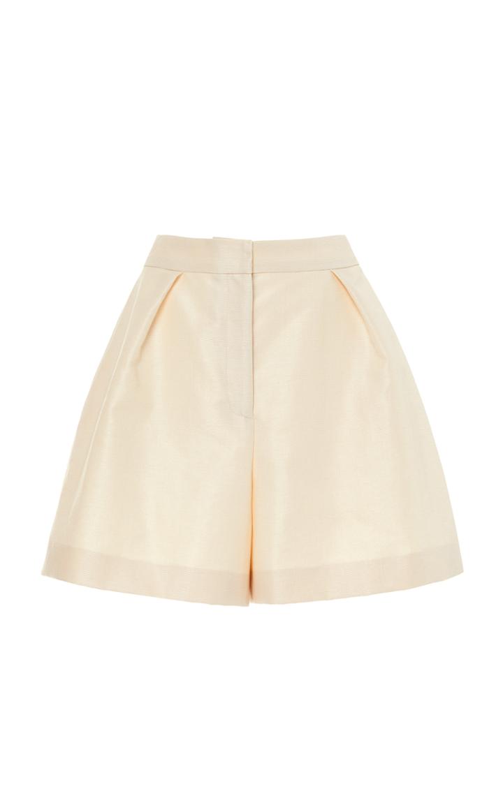 Moda Operandi Carolina Herrera Cotton-blend Wide-leg Shorts Size: 0