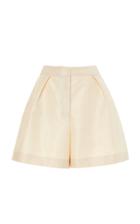 Moda Operandi Carolina Herrera Cotton-blend Wide-leg Shorts Size: 0