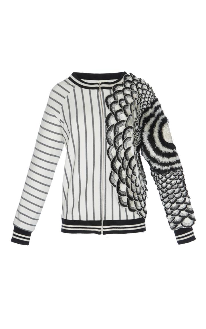 Rahul Mishra Winter Marigold Varsity Jacket