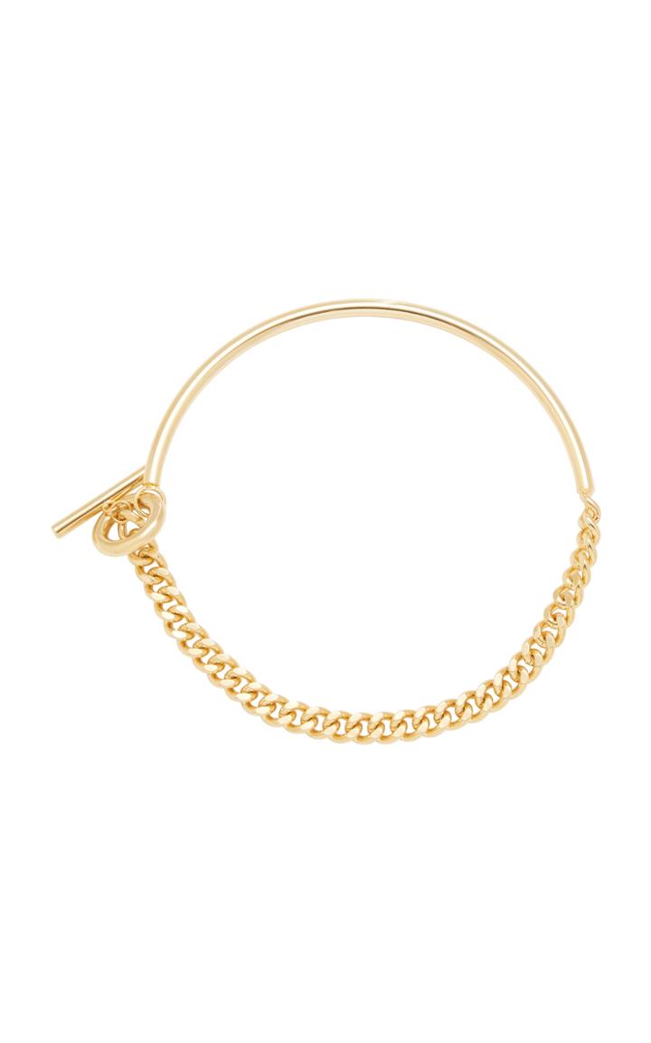 Fallon Curb Chain Gold-plated Necklace