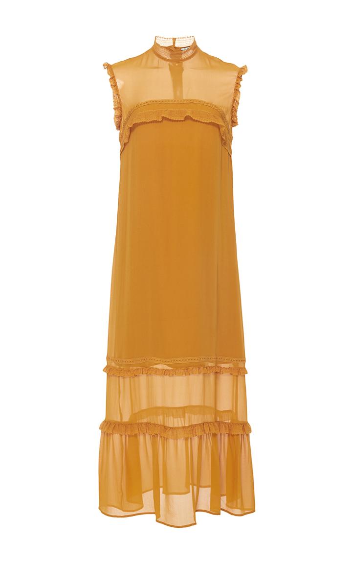 Maison Pre High Neck Sleeveless Dress