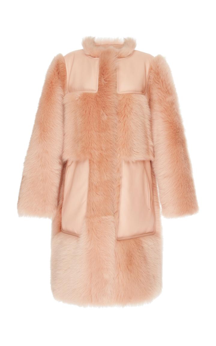 Rochas Long Fur Shearling Coat