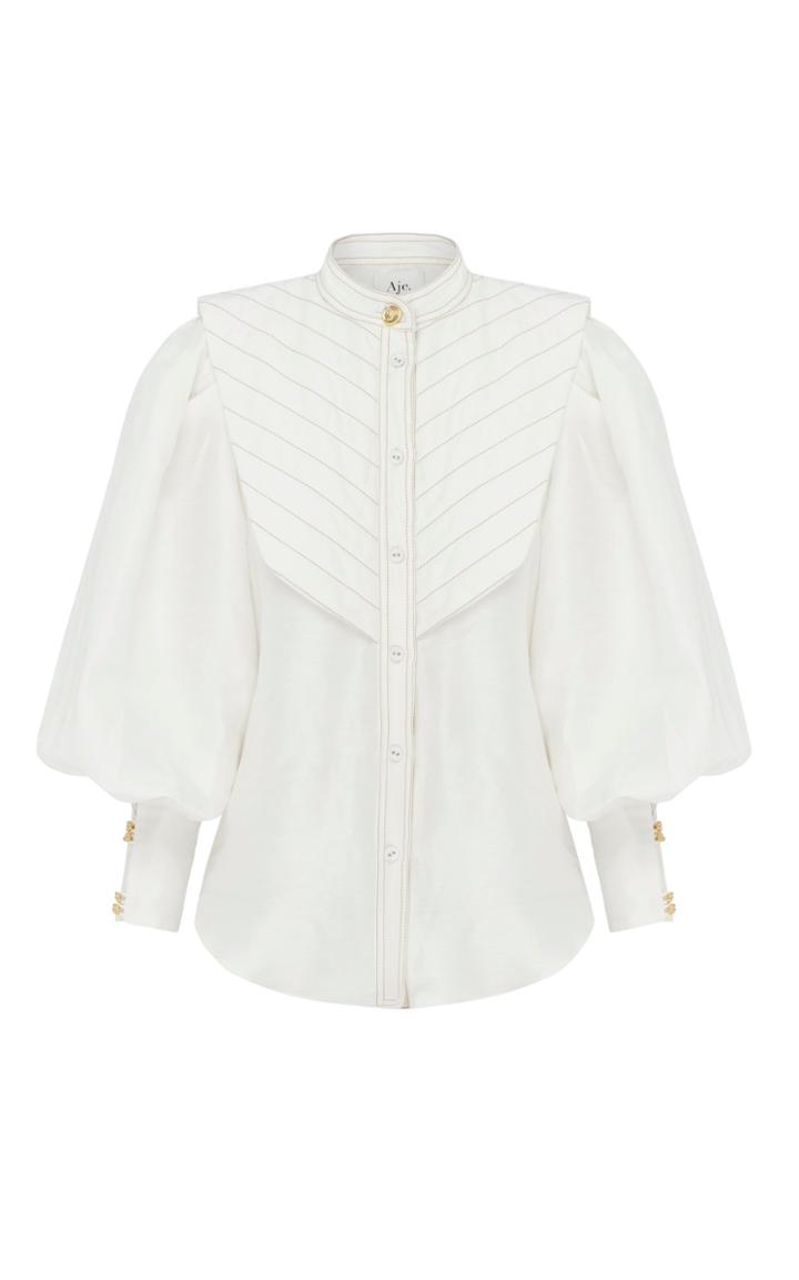 Aje Mimosa Quilted Shirt