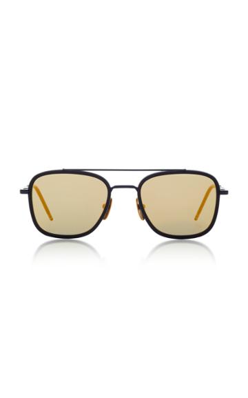 Thom Browne Sun Square-frame Metal Sunglasses