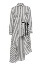 Palmer/harding Palmer//harding Striped Asymmetric Shirt