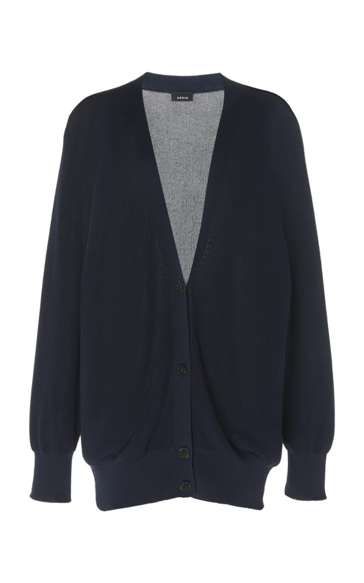 Moda Operandi Akris Buttoned Knit Cardigan Size: 2
