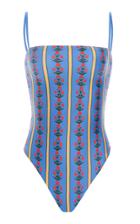 Moda Operandi Agua By Agua Bendita Durazno Carmina-print One-piece Swimsuit