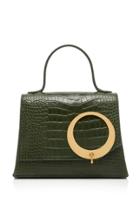 Trademark Harriet Croc-embossed Leather Bag