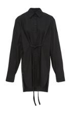 Proenza Schouler Tied Poplin Long Sleeve Button Down